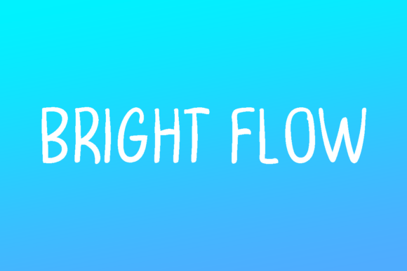 Bright Flow Font - Featured Image