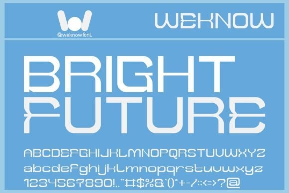 Bright Future Font - Featured Image