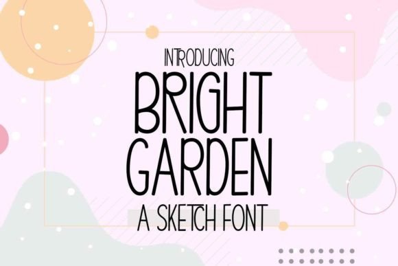 Bright Garden Font - Featured Image