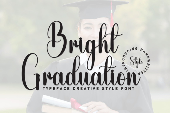 Bright Graduation Font - Featured Image