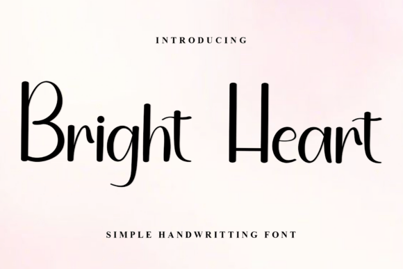 Bright Heart Font - Featured Image