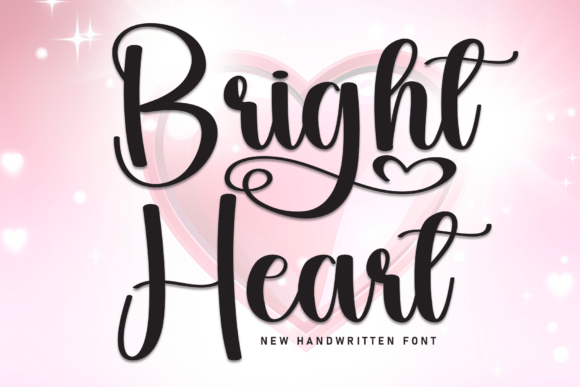 Bright Heart Font - Featured Image
