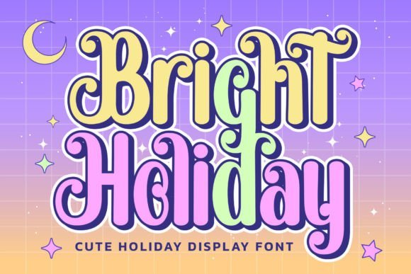 Bright Holiday Font - Featured Image