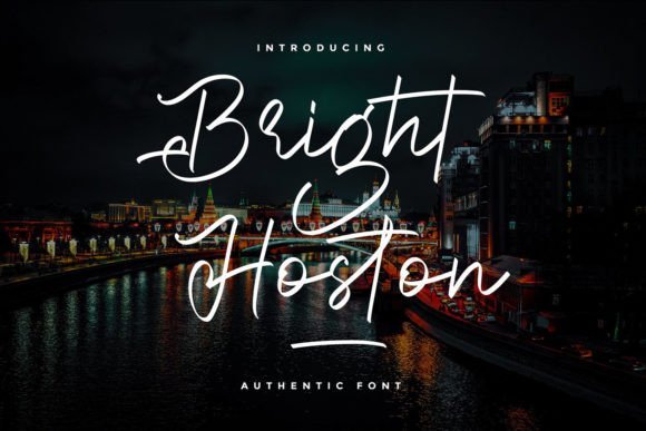 Bright Hoston Font - Featured Image