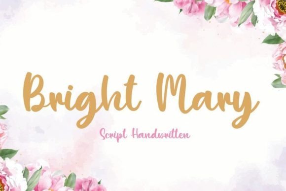 Bright Mary Font - Featured Image