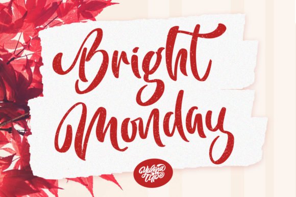 Bright Monday Font - Featured Image