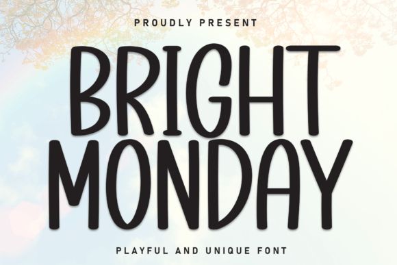 Bright Monday Font - Featured Image