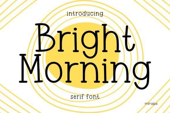 Bright Morning Font - Featured Image
