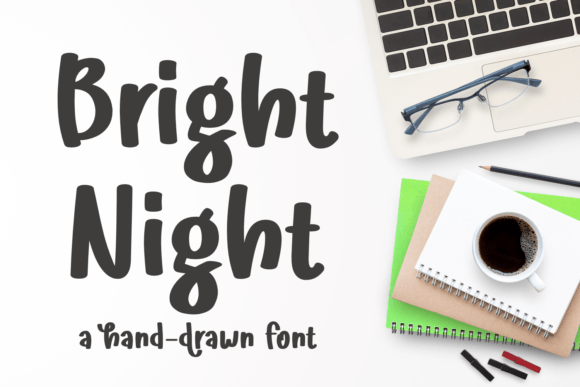 Bright Night Font - Featured Image