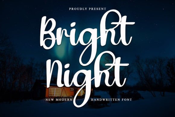 Bright Night Font - Featured Image