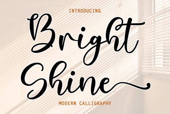 Bright Shine Font - Featured Image