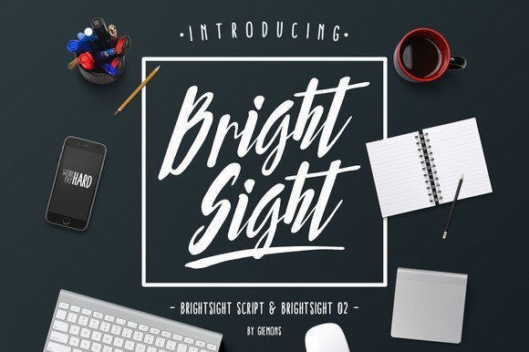 Bright Sight  Font - Featured Image