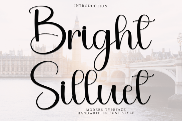 Bright Silluet Font - Featured Image