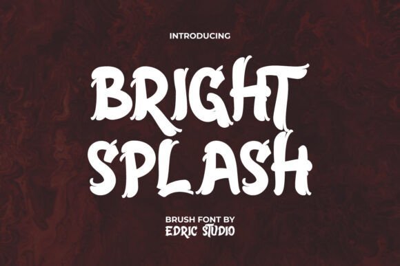 Bright Splash Font - Featured Image