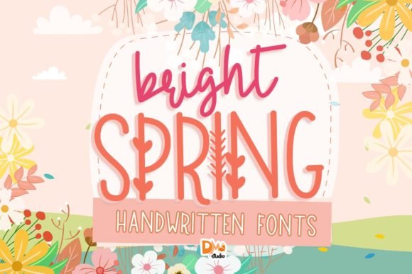 Bright Spring Font - Featured Image