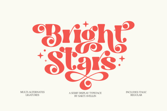 Bright Stars Font - Featured Image