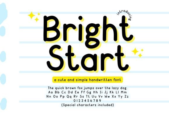 Bright Start Font - Featured Image