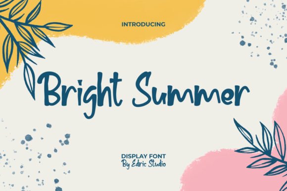 Bright Summer Font - Featured Image