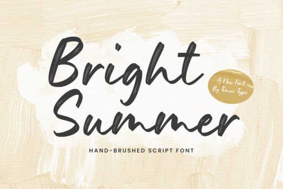 Bright Summer Font - Featured Image