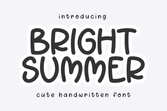 Bright Summer Font - Featured Image