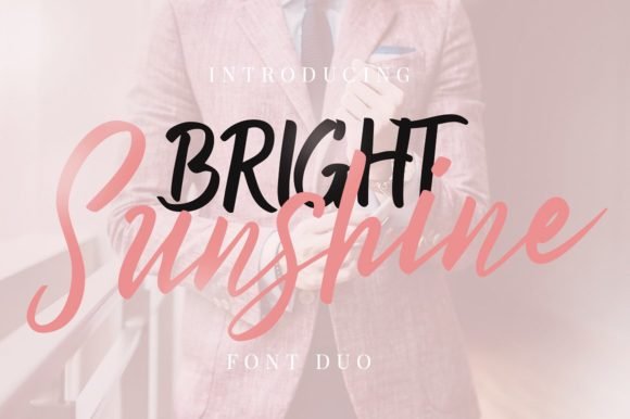 Bright Sunshine Duo Font - Featured Image