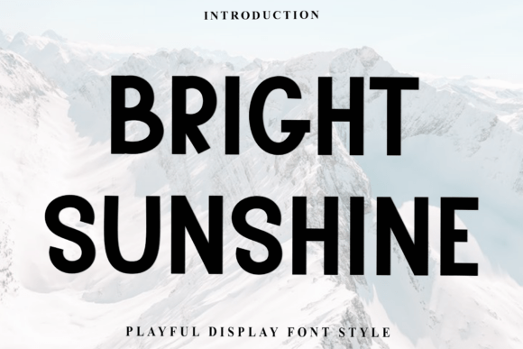 Bright Sunshine Font - Featured Image