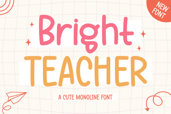 Bright Teacher Font - Featured Image