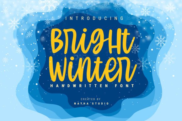 Bright Winter Font - Featured Image