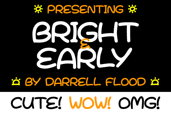 Bright & Early Font - Featured Image
