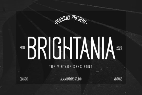 Brightania Font - Featured Image
