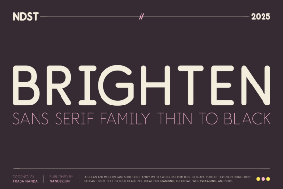 Brighten Rounded Font - Featured Image