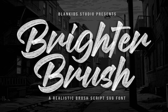 Brighter Brush Font - Featured Image