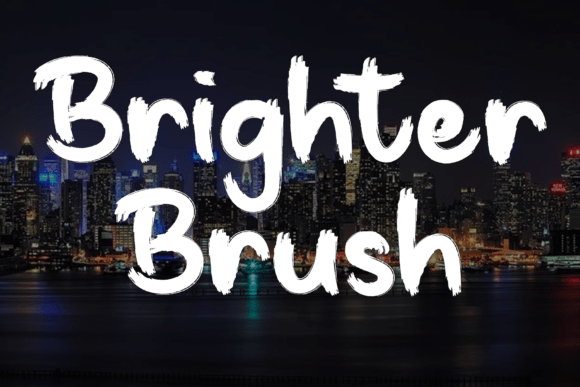 Brighter Brush Font - Featured Image