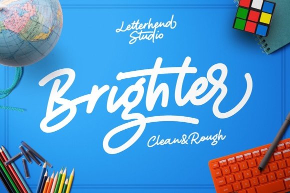 Brighter Script Font - Featured Image