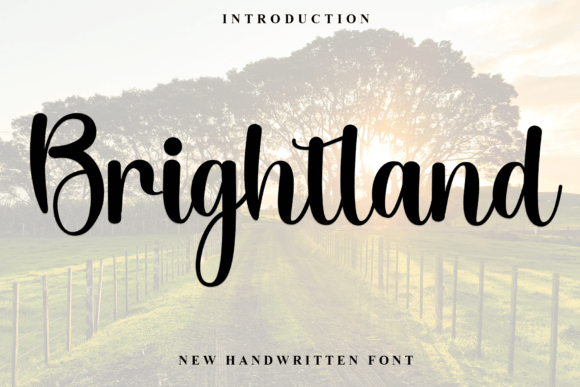 Brightland Font - Featured Image