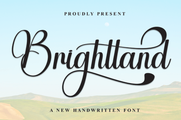 Brightland Font - Featured Image