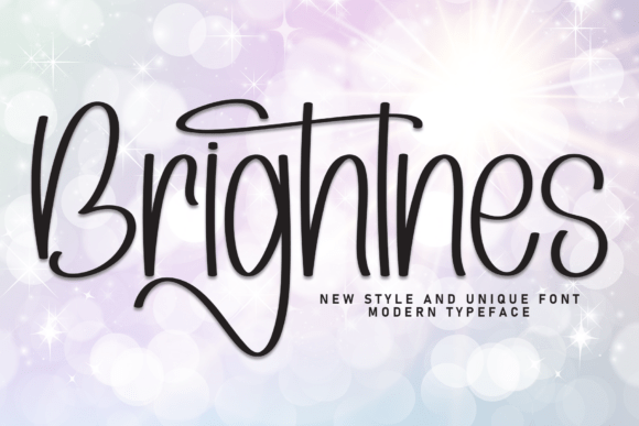 Brightnes Font - Featured Image