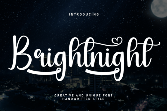 Brightnight Font - Featured Image