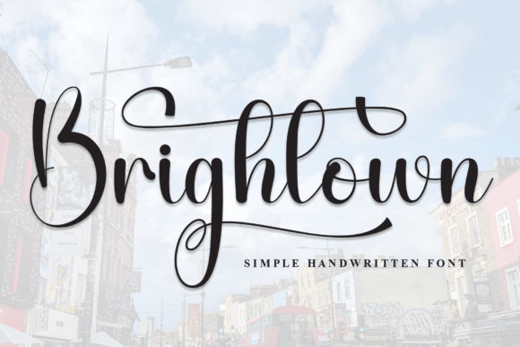 Brightown Font - Featured Image