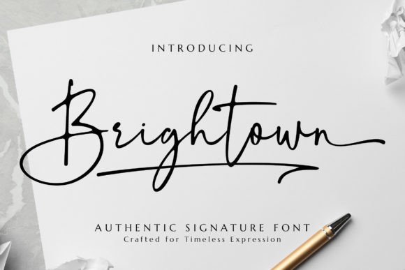 Brightown Font - Featured Image