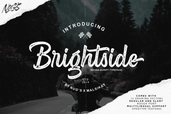 Brightside Font - Featured Image
