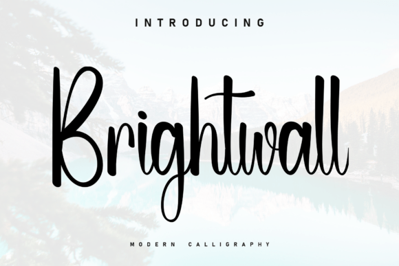 Brightwall Font - Featured Image