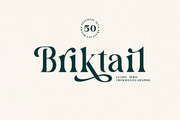 Briktail Font - Featured Image