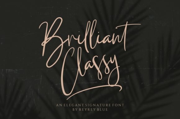 Briliant Classy Font - Featured Image
