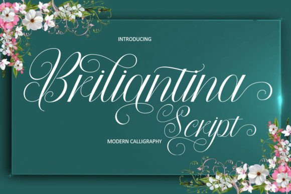 Briliantina Script Font - Featured Image