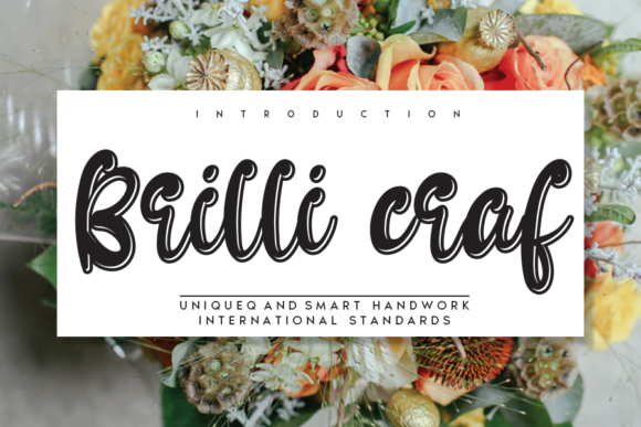 Brilli Craf Font - Featured Image