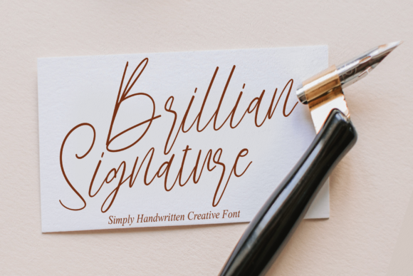 Brillian Signature Font - Featured Image