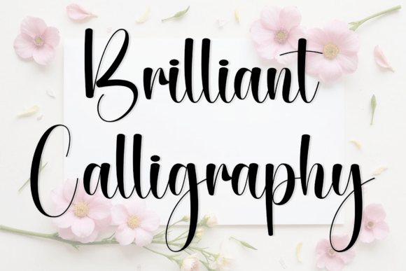 Brilliant Calligraph Font - Featured Image
