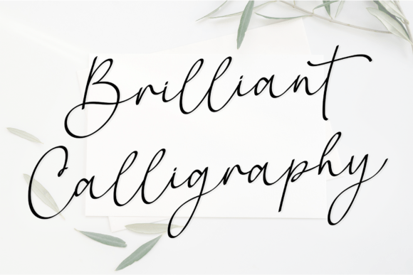 Brilliant Calligraphy Font - Featured Image