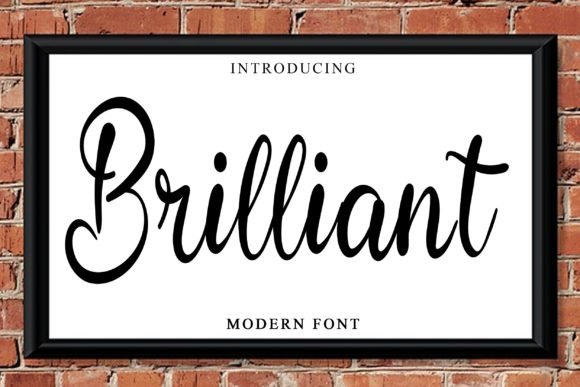Brilliant Font - Featured Image